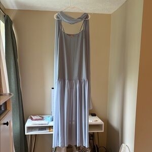 Light Blue Sleeveless Dress